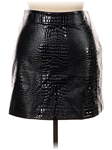 L'Agence Faux Leather Skirt (view 1)