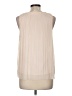 The Limited 100% Polyester Ivory Sleeveless Blouse Size M - photo 2