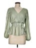 Mine Green Long Sleeve Blouse Size M - photo 1