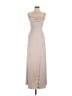 BHLDN 100% Polyester Tan Cocktail Dress Size 12 - photo 1