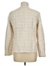 Elleven 100% Polyester Tweed Ivory Jacket Size L - photo 2