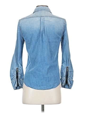 BCBGMAXAZRIA 3/4 Sleeve Button-Down Shirt (view 2)