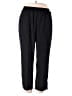 Unbranded 100% Polyester Solid Black Casual Pants Size 2X - photo 1