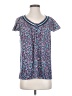 Assorted Brands 100% Polyester Blue Short Sleeve Blouse Size S - photo 1