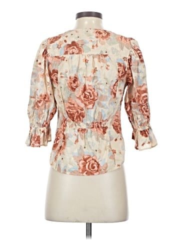 Free People 3/4 Sleeve Blouse (view 2)