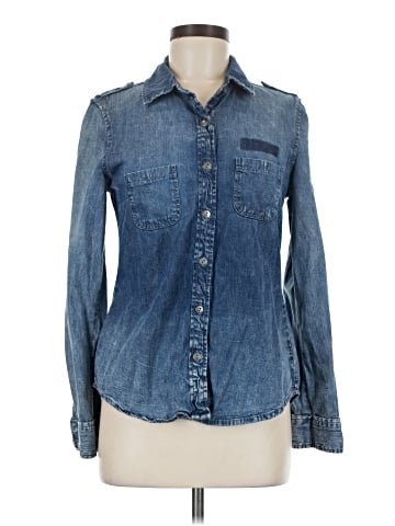 Life in Progress Long Sleeve Button-Down Shirt (view 1)