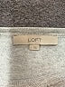 Ann Taylor LOFT 100% Cotton Silver Cardigan Size L - photo 7