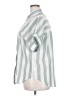 Unbranded Stripes Silver Short Sleeve Blouse Size 2X - photo 5