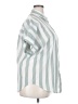 Unbranded Stripes Silver Short Sleeve Blouse Size 2X - photo 4