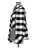 Liv 100% Polyester Checkered-gingham Silver Long Sleeve Blouse Size S - photo 5