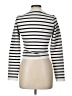 Basics Stripes White Turtleneck Sweater Size L - photo 2