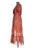 Max Studio 100% Polyester Paisley Red Casual Dress Size M - photo 5