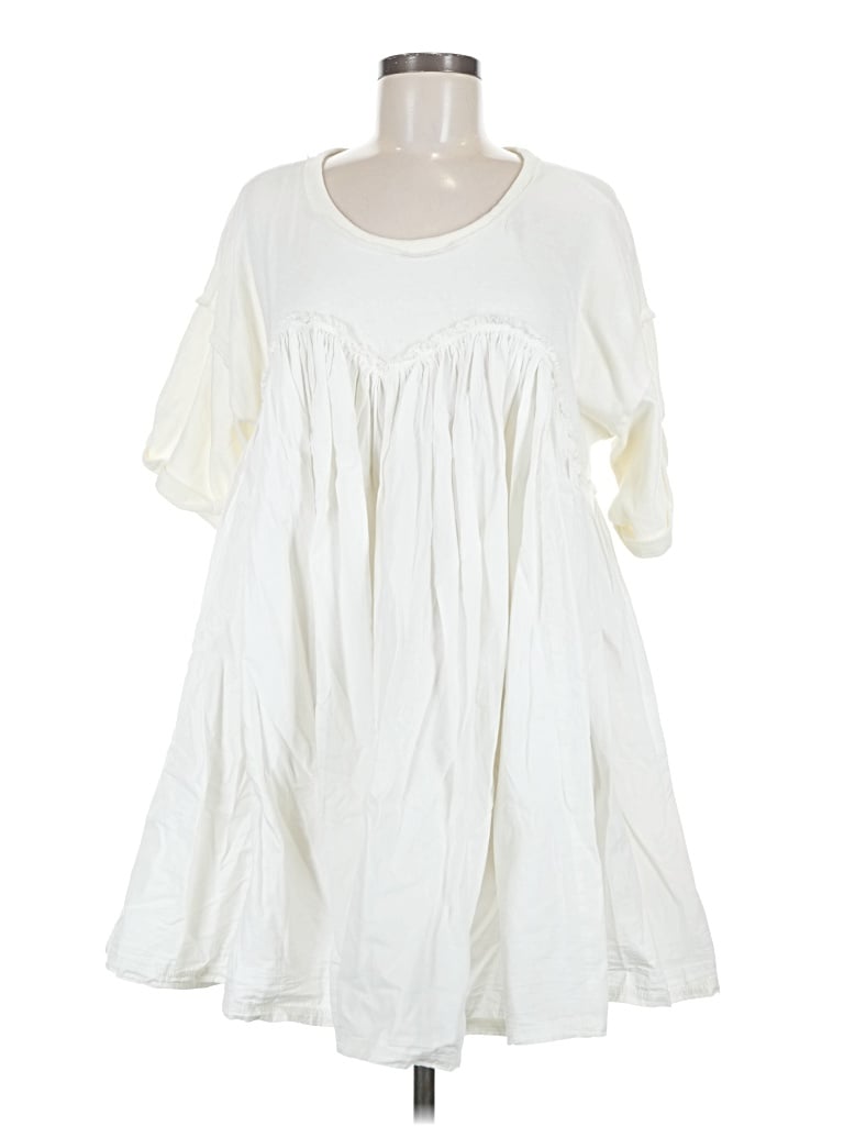 Pre-owned Free People Casual Dress In Ivory