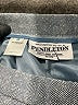 Pendleton Chevron-herringbone Gray Blue Wool Skirt Size 12 (petite) - photo 3