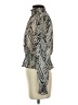 Lucy Paris 100% Polyester Animal Print Silver Long Sleeve Blouse Size S (estimated) - photo 5