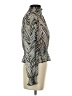 Lucy Paris 100% Polyester Animal Print Silver Long Sleeve Blouse Size S (estimated) - photo 4