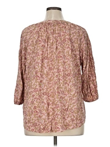 Chaps 3/4 Sleeve Blouse (view 2)