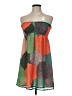 Roxy Print Green Orange Cocktail Dress Size M - photo 1