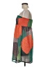 Roxy Print Green Orange Cocktail Dress Size M - photo 5