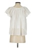 The Great. Ivory Short Sleeve Blouse Size XS (0) - photo 2