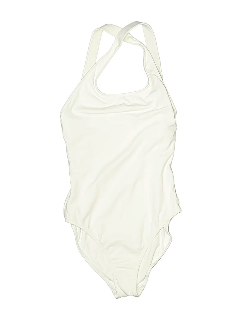 Pre-owned Andie Bodysuit In White