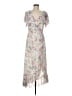 Cinq à Sept 100% Polyester Floral Ivory Cocktail Dress Size 8 - photo 1