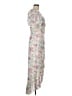 Cinq à Sept 100% Polyester Floral Ivory Cocktail Dress Size 8 - photo 4