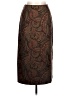 JM Collection Paisley Brown Formal Skirt Size 10 Petite - photo 1