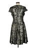 Alfani Metallic Silver Gray Casual Dress Size 10 - photo 2