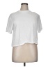 Fabletics White Short Sleeve Top Size XL - photo 1