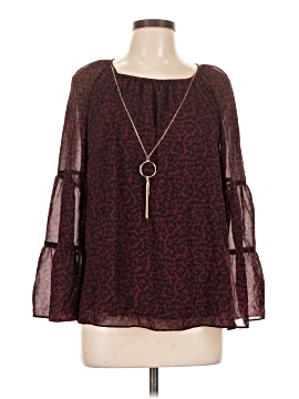 Jm Collection 3/4 Sleeve Blouse