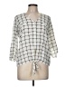 A. Byer Ivory 3/4 Sleeve Blouse Size M - photo 1