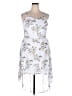 Unbranded Floral White Cocktail Dress Size 21 - photo 1