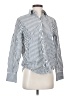 Banana Republic 100% Cotton Stripes Blue Long Sleeve Button-Down Shirt Size S - photo 1