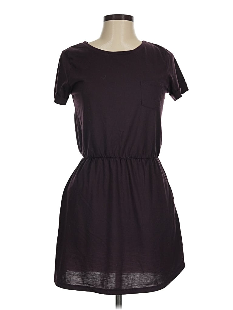 Pre-owned Divided By H&m Casual Dress In Burgundy