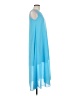 Assorted Brands Solid Blue Casual Dress Size M - photo 4