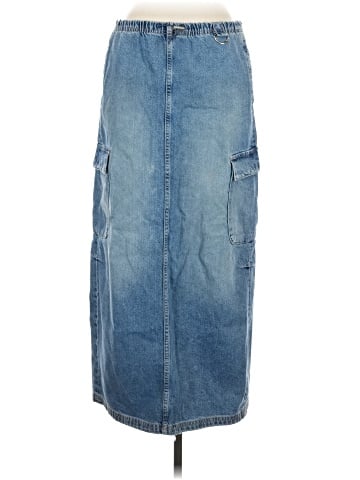 Zara Denim Skirt (view 1)