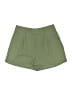 Shein Solid Green Shorts Size 6 - photo 1