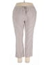 Unbranded 100% Polyester Stripes Ivory Casual Pants Size XXL - photo 1