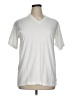 Assorted Brands Solid White Short Sleeve T-Shirt Size XL - photo 1