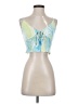 LA Hearts 100% Rayon Green Tank Top Size S - photo 1