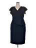 Jovani Blue Cocktail Dress Size 18 - photo 1