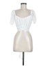 Assorted Brands 100% Polyester White Short Sleeve Top Size M - photo 1