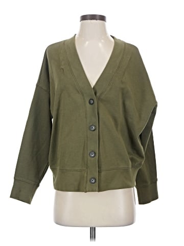 Madewell (Re)sourced Cotton Cardigan Sweatshirt (view 1)