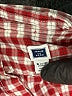 Janie and Jack 100% Cotton Checkered-gingham Red Long Sleeve Button-Down Shirt Size 6-12 mo - photo 3