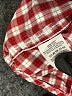 Janie and Jack 100% Cotton Checkered-gingham Red Long Sleeve Button-Down Shirt Size 6-12 mo - photo 4