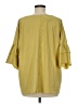 Easel Yellow 3/4 Sleeve Top Size M - photo 2