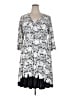 Sandra Darren Paisley Silver Casual Dress Size 18 - photo 1