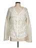First Issue by Liz Claiborne 100% Polyester Ivory Cardigan Size M - photo 1