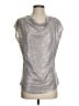 Unbranded Metallic Silver Sleeveless Blouse Size S - photo 1